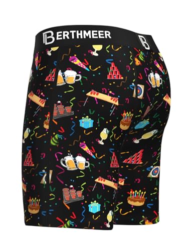Berthmeer Mens Underwear Men'S Boxer Briefs Novelty Boxer Brief Underwear For Boys Birthday Gifts Underwear Beer Pong Party Games Large thumb #3
