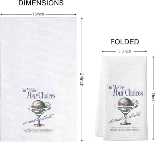 Serviette de cuisine microfibre absorbante et torchon imprimé - 3