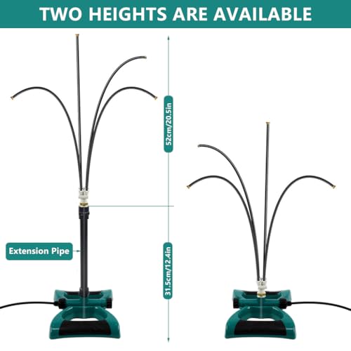 Image of HASTHIP 10 Meters Misting System, Water Sprinkler for Garden, Flexible Multi-Nozzle Water Spraying, Garden Cooling System, Irrigation System for Plants for Patio, Garden, Backyard