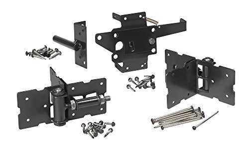 WamBam Traditional 4 by 4-Feet Premium Classic Vinyl Picket Gate with Powder Coated Stainless Steel Hardware - Thumbnail 5
