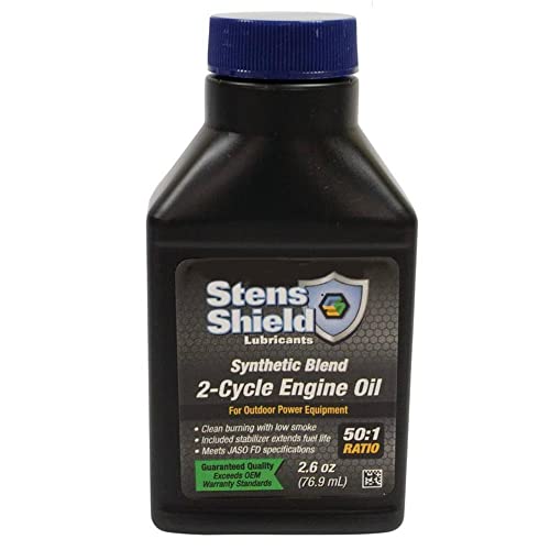 Stens Synthetic Blend 2-Cycle Engine Oil 2.6 Oz 50:1 Ratio
