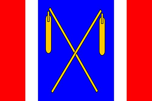 Drapeau Large Lisnice CZ de la municipalité de Líšnice pour mât extérieur - 2