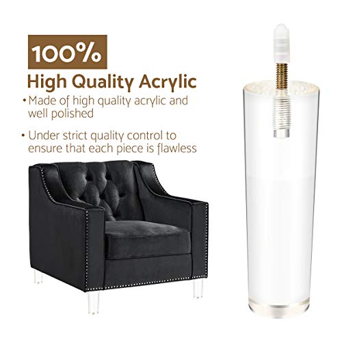 La Vane 4 Inch / 10Cm Acrylic Furniture Legs thumb #2