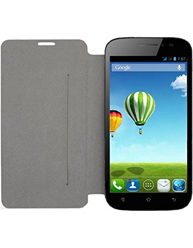 SWISS CHARGER SCP41165W Etui Folio Slim en Simili Cuir pour Haier W757 Blanc