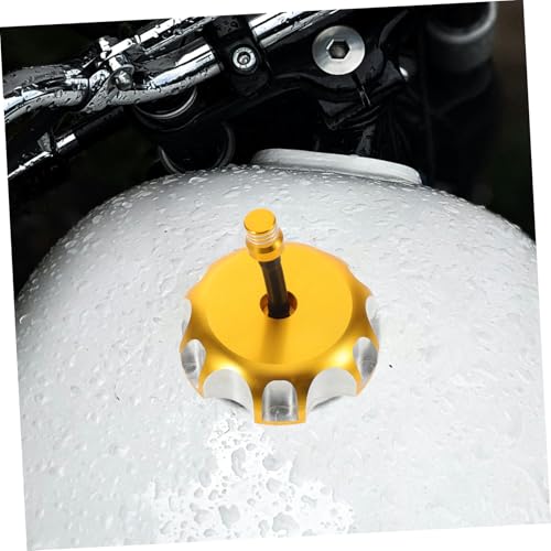 Couvercle de réservoir de carburant couleur dorée au design ergonomique - 4
