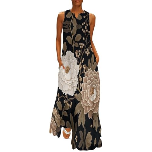 Robe maxi d'été pour femme bohème fluide et légère pour un confort absolu en grande taille