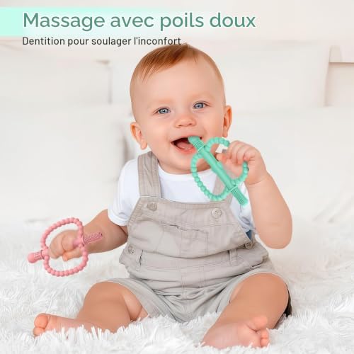 CLDY Jouets de Dentition pour Bébé, Jouets à Mâcher Sensoriels pour Bébé – vue 6