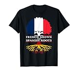 Montrez votre fierté d'être cultivé en français et votre ascendance espagnole. Excellent design familial pour mettre en valeur votre hértiage.