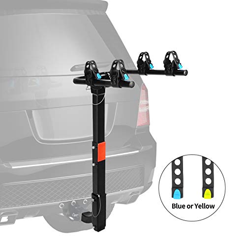 XCAR 2-Bike Bicycle Hitch Mount Carrier Rack Heavy Duty for Cars, Trucks, SUV's