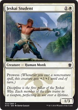 Magic The Gathering - Jeskai Student (14/269) - Khans of Tarkir
