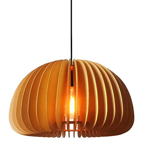 Lustre en bois fait main YangRy Star of Light suspension haut de gamme