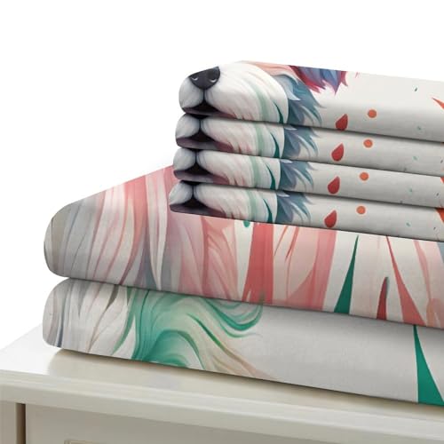 Parure de lit 3 pièces housse de couette microfibre ultra douce 135x200 - 6