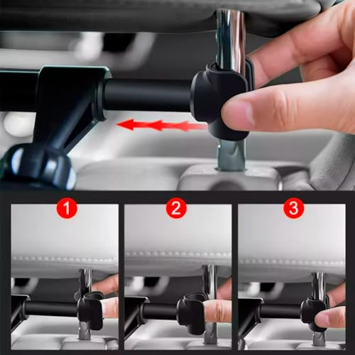 Suporte Compatível com Ipad Tablet Veicular Universal Encosto de Cabeça Banco Carro Criança de 7 A 1