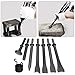 8 Piece Air Chisel Set Pneumatic Chisel Air Hammer Punch Chipping Bits Tool