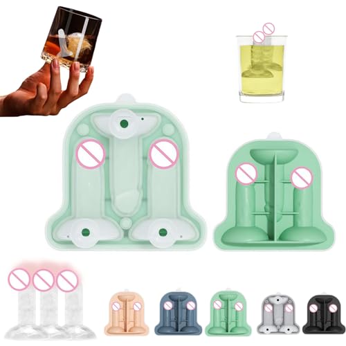 Molde de silicona para cubos de hielo con tapa miniatura 1