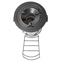 BBQ-Toro Raketenofen RAKETE #2 aus Edelstahl Silber | Rocket Stove für Dutch Oven, Grillpfannen & vieles mehr | Rocketstove mit Brennholzgestell und Zuluftöffnungen | Für Holz, Holzkohle & Pellets – Ansicht 9