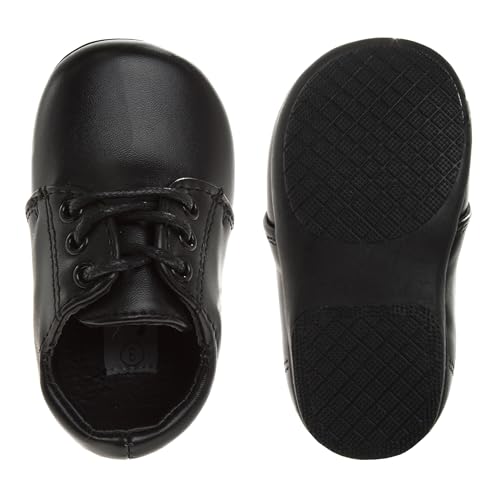 Josmo Baby Boys’ Dress Shoes – Casual Leatherette Derby Walking Shoes (Infant/Toddler) - Image 6