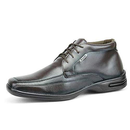 Bota Social Conforto Sapatofran Masculino (41, MARROM)