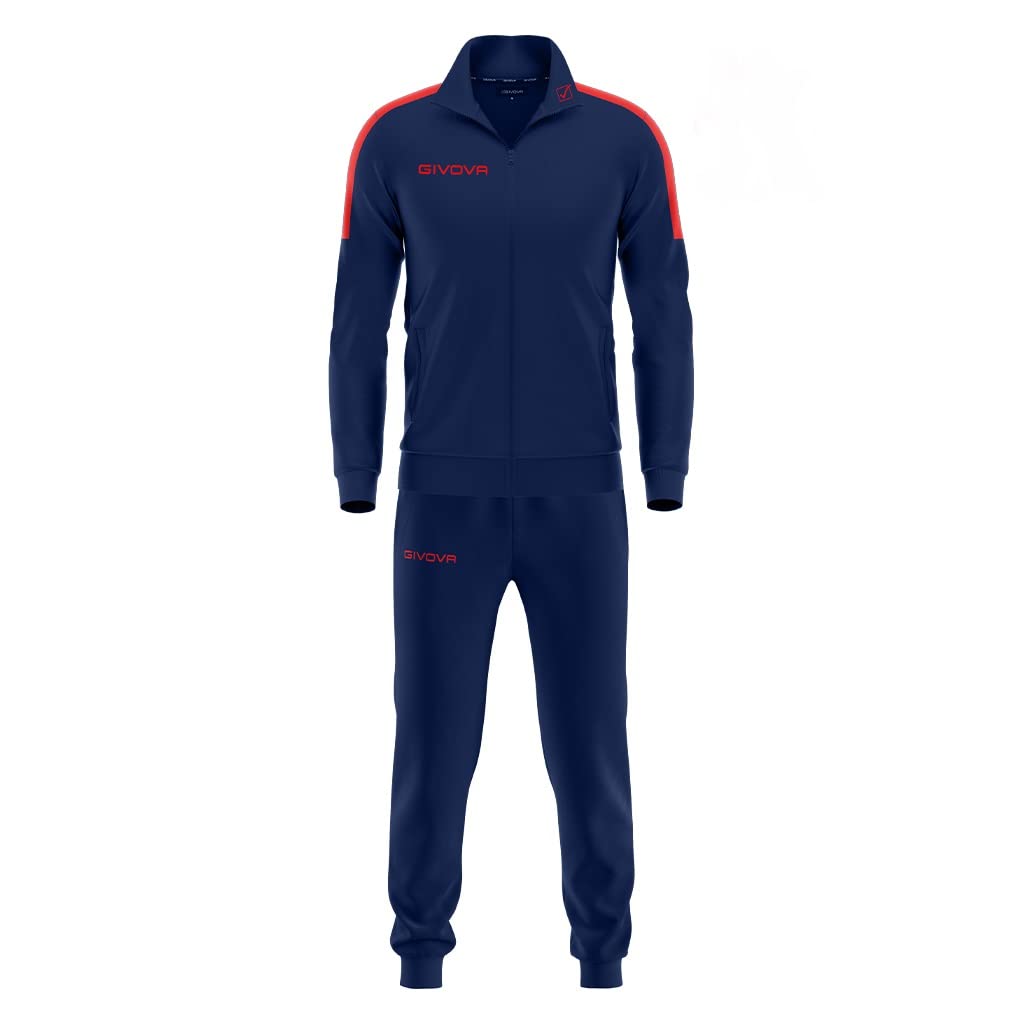 Givova Tuta Revolution Triacetato Blu/Rosso Tg. 2XL-image