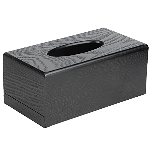 HOHXFYP Soporte para?Caja de?Pa?uelos, Caja de?Almacenamiento de?Papel de?Madera Duradera, Caja de?Servilletas Hecha a?Mano de?Estilo Elegante para?el?Hogar, Hotel