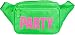 SoJourner Green Party Fanny Pack - Neon Packs for men, women | Cute Waist Bag Fashion Belt Bags rave festival