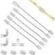 LED Streifen Verbinder Set Für 5mm Breit COB LED Strip 12 Stück SMD LED Band Verbinder LED Eckverbinder Lötfreie Terminal Extension Verbindungen