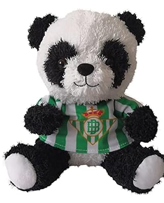 CYPBRANDS Real Betis Balompié- Osito de Peluche, Peluche, Juguetes, Oso con Camiseta, Fútbol, Color Blanco y Negro, Producto Oficial | Ya disponible en tu tienda friki favorita! En mundofriki.es!