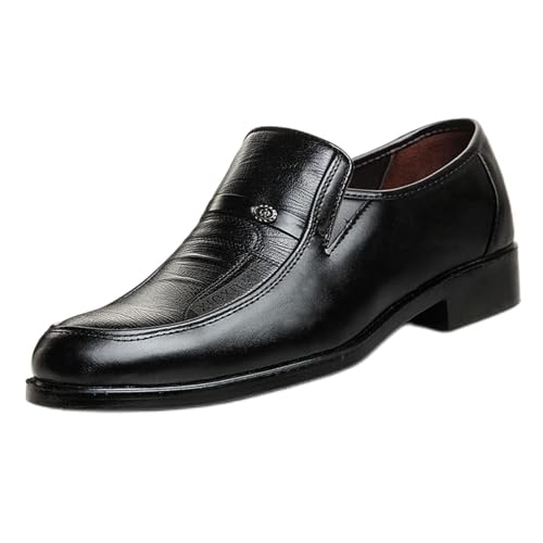 Zapatos de negocios para hombre con diseño de un pedal y punta elegante en color sólido