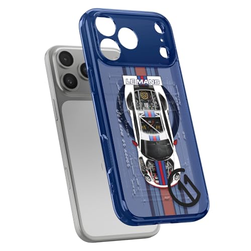 Image of Spigen Ultra Hybrid MagFit Back Cover Case for iPhone 17 Pro [MagSafe Compatible] [3D Spatial Effect with Hexa-Layer Print] - c11 Le Mans