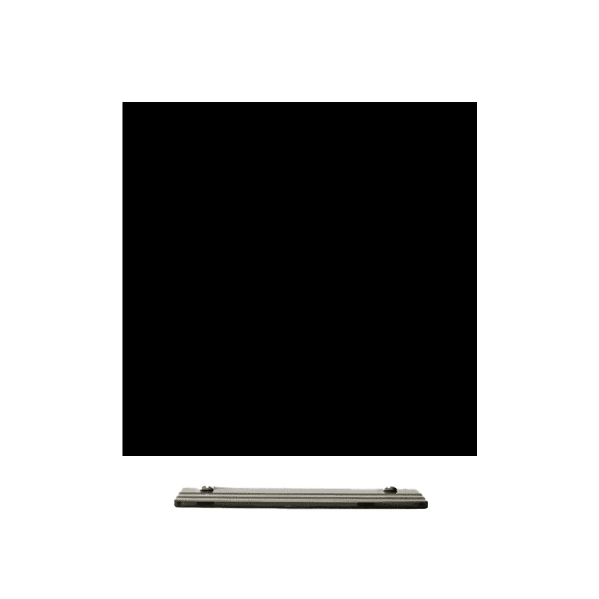 MagniPlan Magnetic Glass Wipe Board for Office, Meeting Room, Classroom, Home Office, Playroom and Bedroom - 450mm x 450mm - Black
