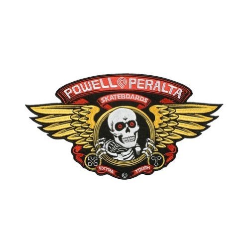 Powell Peralta Skateboard Winged Ripper Large Patch 12 in