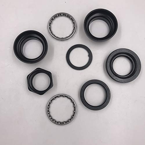 Cdhpower 8Pcs 1" Threaded Bicycle Headset Combo- Gas Motorized Bicycle (Black) #TOP2
