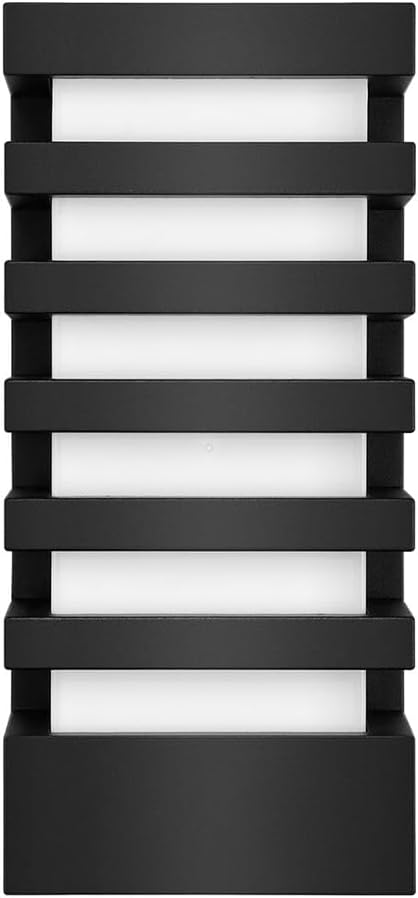 DOITOOL 15W LED Wall Pack Light, Waterproof Aluminum Outdoor Wall Llight, Outdoor Security Lighting for Garden, Courtyard, Corridor, Garage Warehouse, Courtyard (Warm White)