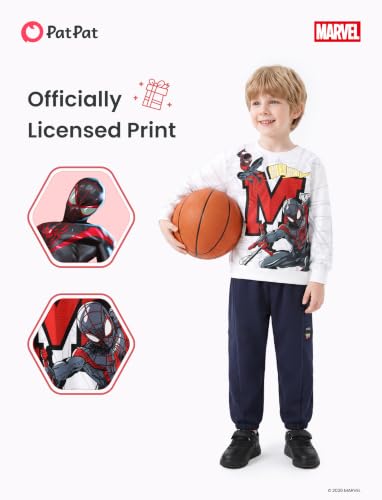Disney Boys Spiderman White Sweatshirt Miles Morales Pullover Top 2 Years - image 4