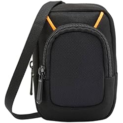 Amazon Protectores De Cama Amazon Basics - Funda para cámaras compactas, tamaño grande, color negro, Sólido