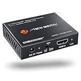 4K 60Hz HDMI Audio Extractor Converter SPDIF + 3.5MM Output Supports HDMI 2.0,...