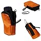 caseroxx Canvas Tasche kompatibel mit Freestyle Libre 1/2 / 3 / Insulinx / 14 Day, Tasche (Canvas Tasche in orange)
