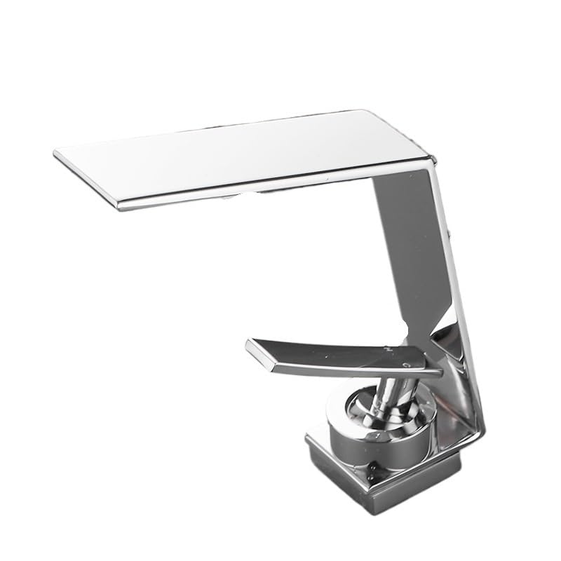 Robinet de lavabo cascade Feng Shui élégant mitigeur moderne pour une salle de bain épurée