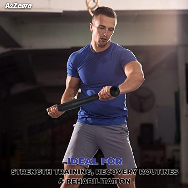A2ZCARE Steel Mace Exercise Club - Heavy Duty Steel Indian Clubs - Perfect for Strength Training, Full Body Workout and Rehabilitation