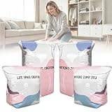 No‑Pump Vacuum Storage Bags,4 Stück Vakuumbeutel Ohne Pumpe