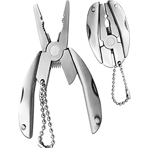 Outdoor SAXX – 7 in 1 Multi Tool Key Ring Egg Tool | Screwdriver, Knife, File, Knife, 18 cm