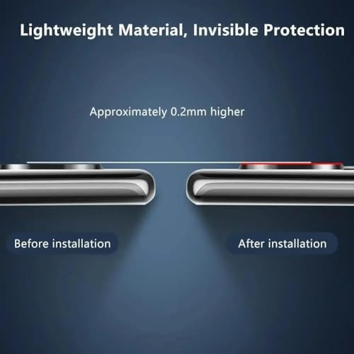 Image of Back Camera Lens Protector for Pixel 9 Pro XL 5G [with Sensor Hole] Camera Glass Protector Guard (Black)
