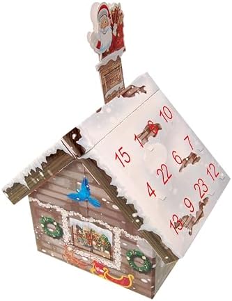 Calendarios de adviento de adornos de cristal para el árbol de Na...