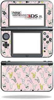MightySkins Glossy Glitter Skin for Nintendo New 3DS XL (2015) - Bunny Bunches | Protective, Durable High-Gloss Glitter Finish | Easy to Apply, Remove, and Change Styles | Made in The USA