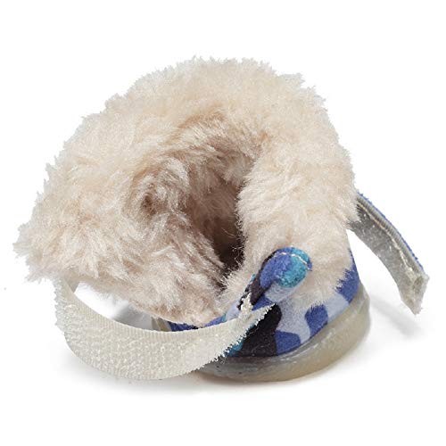 Colorfulhouse® Cute Bone Pet Snow Boots Nonslip Winter Dog Boots 4 Pcs #TOP2