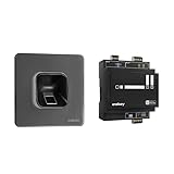 EKEY 203704 xLine Fingerprintset (Fingerprint Schwarz, Glasrahmen Schwarz,...