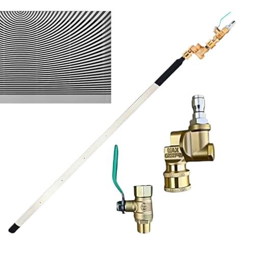 Barra para limpieza de radiadores – 310 bar 61 cm Herramienta para la limpieza con manguera de aire, para limpiadoras a presión para generador, garaje, remolque, taller, reparación de autocaravanas