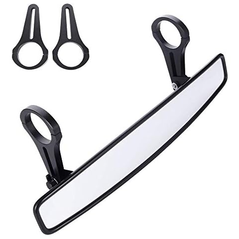 15" Wide Rear View Race Mirror Convex Mirror with 1.75" Clamp for ATV UTV Polaris RZR800 1000 XP900 1000 S Cover