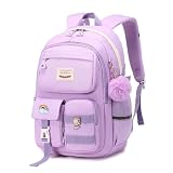 Sisipoet Cartable Fille Sac à Dos pour Ordinateur 15,6 pouces Collège Lycée...