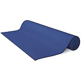 Bean Products 72”x24” Non Slip Yoga Mat for Exercise - 6mm Thick Comfortable Workout Floor Mat for Adults - Eco Friendly Foldable Yoga Mat for Yoga, Pilates, Gym and Stretching, Ocean Blue